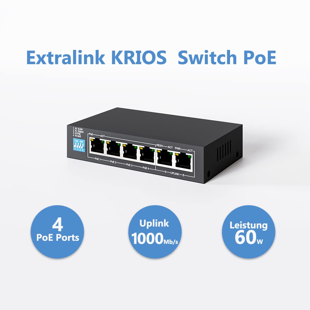 extralink-krios-poe-switch-6-port-60w-gigabit-poe image 8