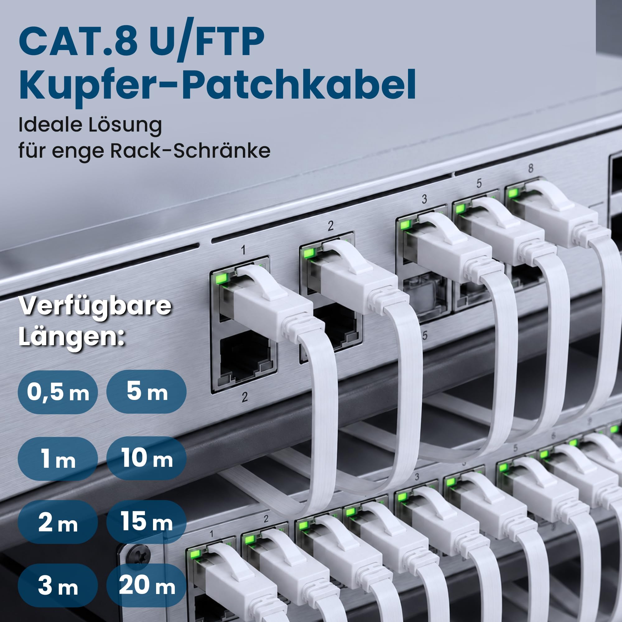 extralink-cat8-patchkabel-1m-flach-u-ftp-40g-wei image 7