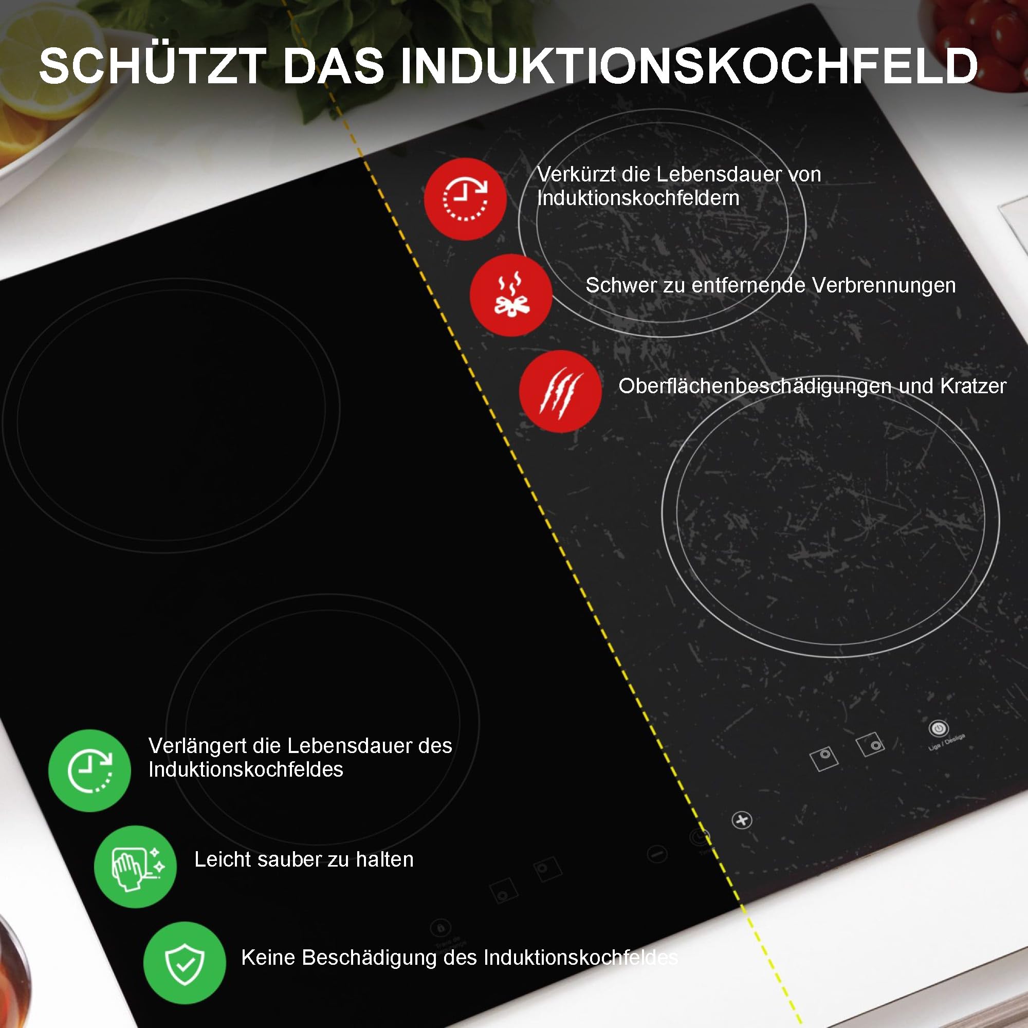 extralink-herdabdeckplatte-silikon-53x61cm-transparent-hitzefest image 3