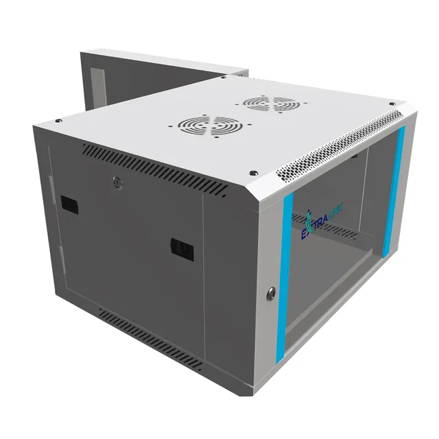 extralink-6he-19-zoll-serverschrank-600mm-grau-glast-r image 1