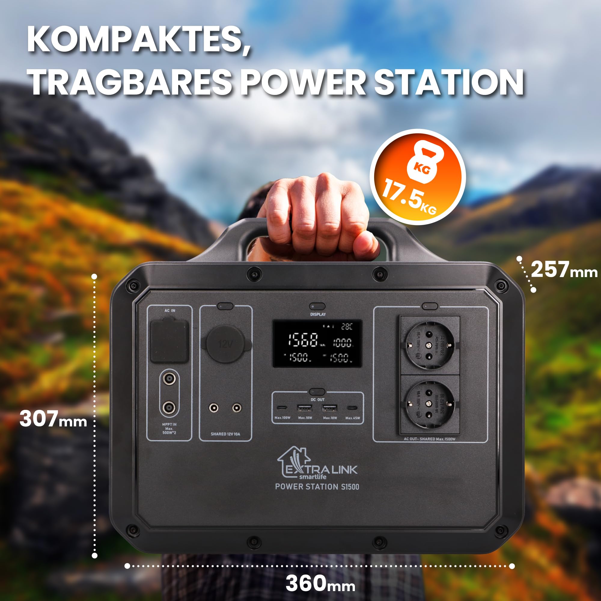 extralink-ups-eps-s1500f-powerstation-1568wh-lifepo4 image 4