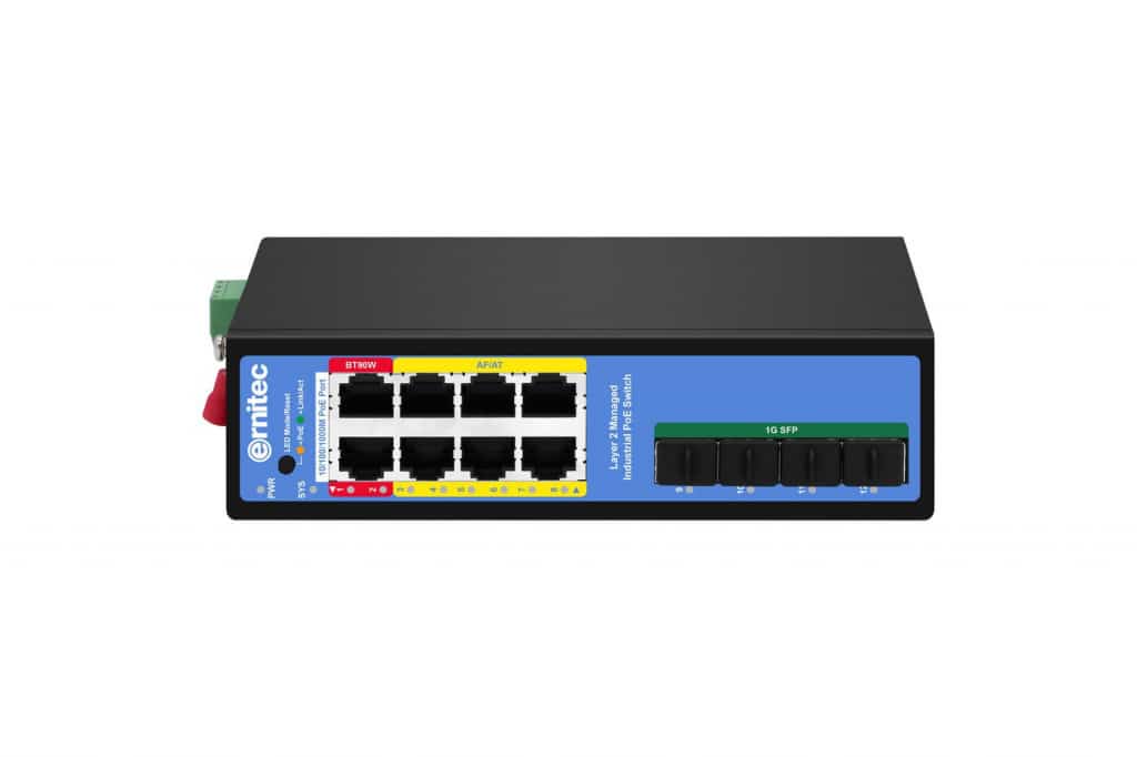 ernitec-switches-12-port-poe-switch-industrial-gigabit-240w image 1