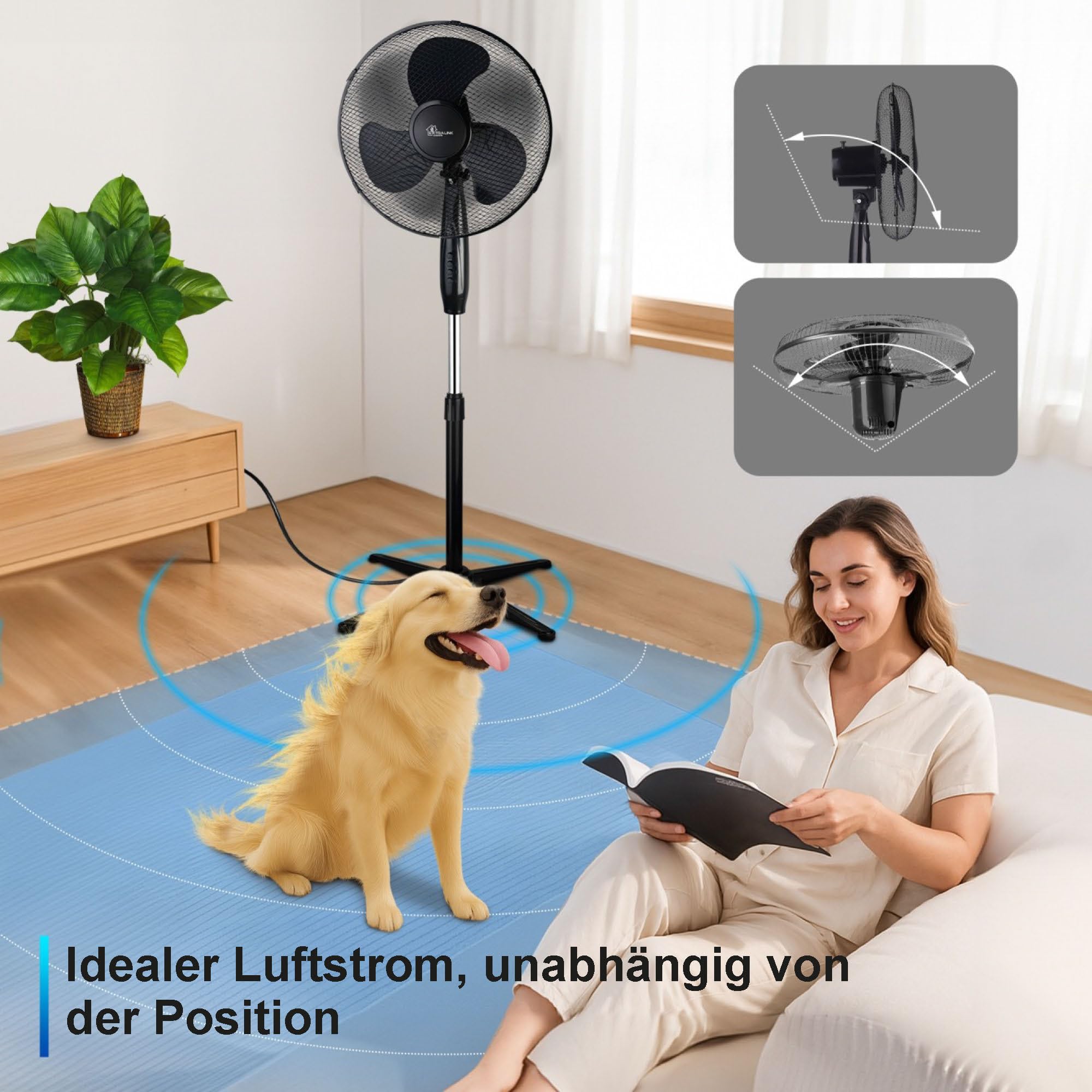 extralink-bryza-standventilator-40cm-schwarz-45w-3-stufen image 7