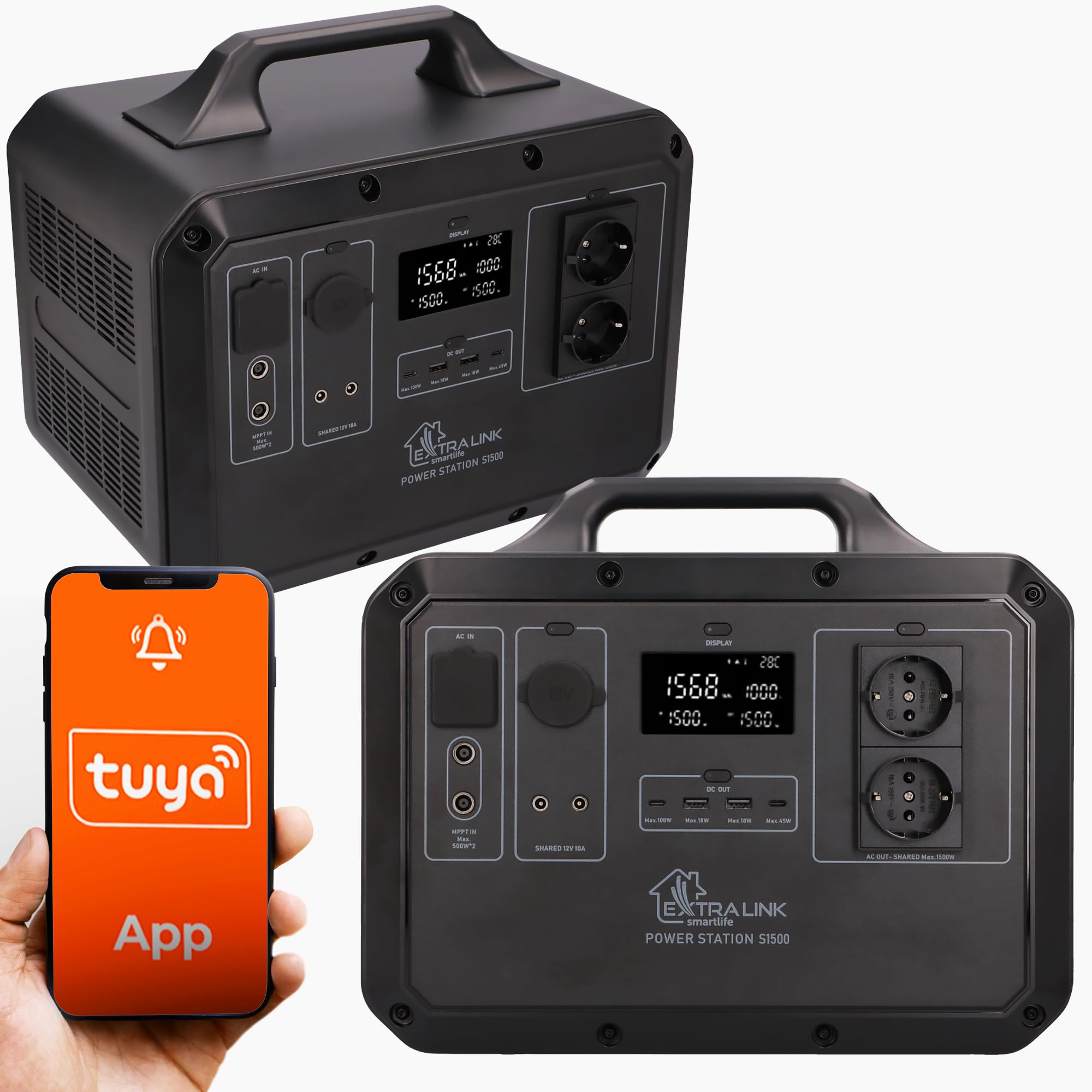 extralink-ups-eps-s1500f-powerstation-1568wh-lifepo4 image 1