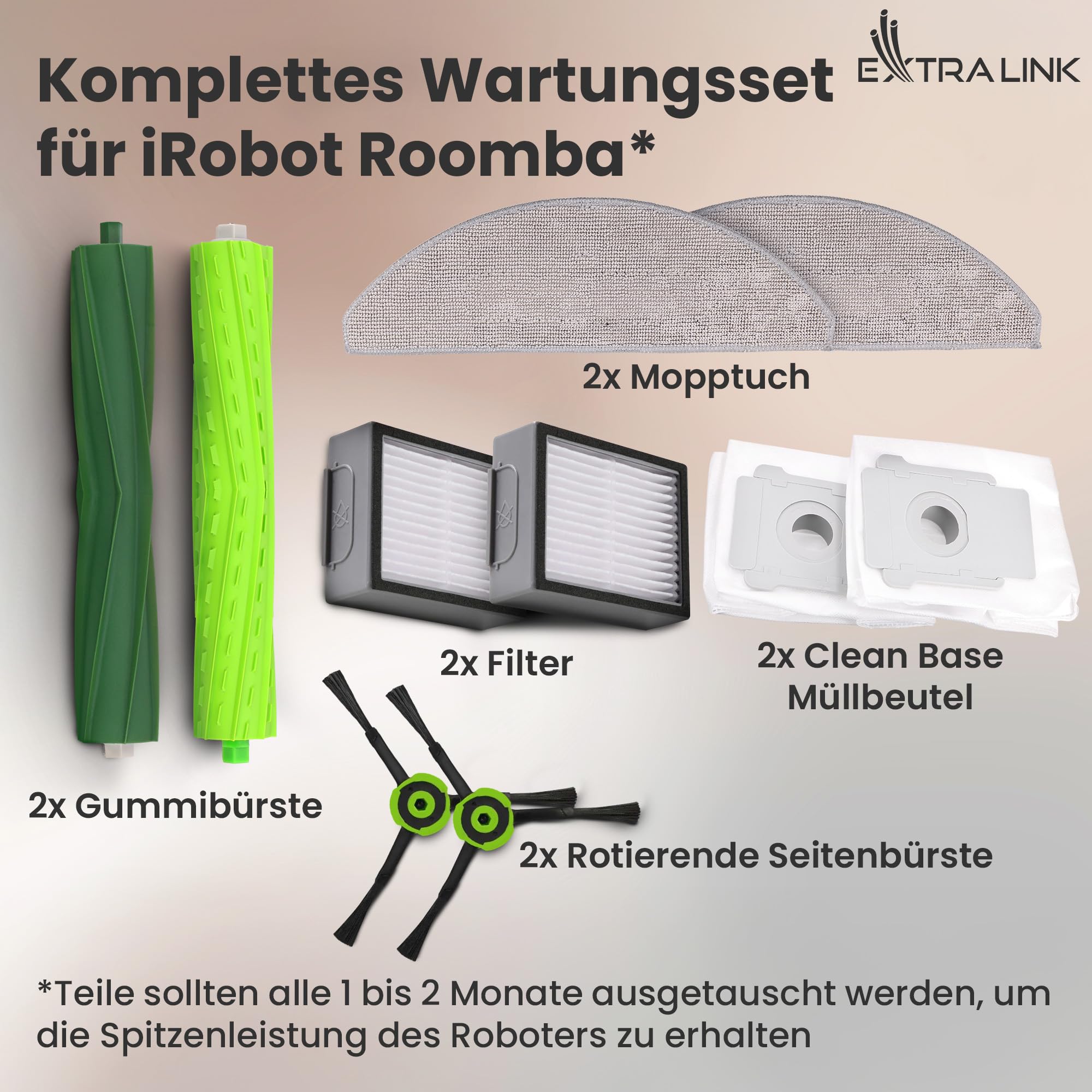 extralink-roomba-i-serie-ersatzteilset-10-teilig-hepa image 2