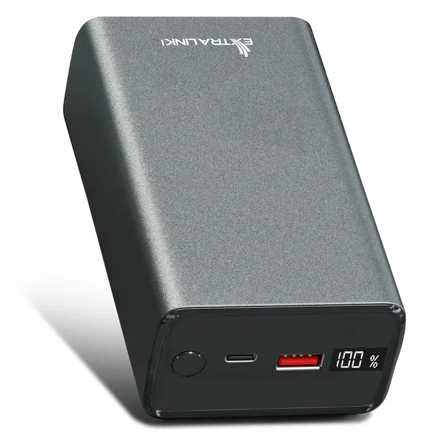 extralink-epb-127-powerbank-30000mah-65w-pd-usb-c-schnellladung image 1