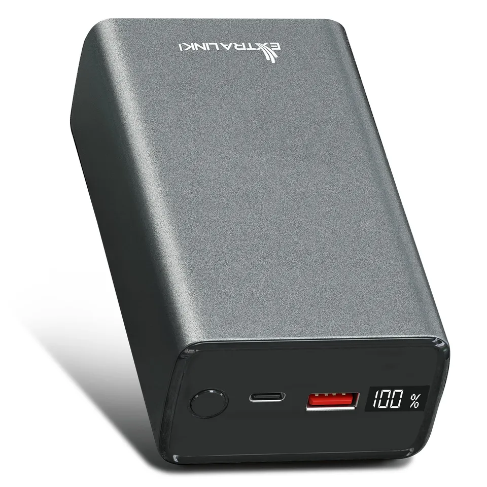 extralink-epb-127-powerbank-30000mah-65w-pd-usb-c-schnellladung image 1