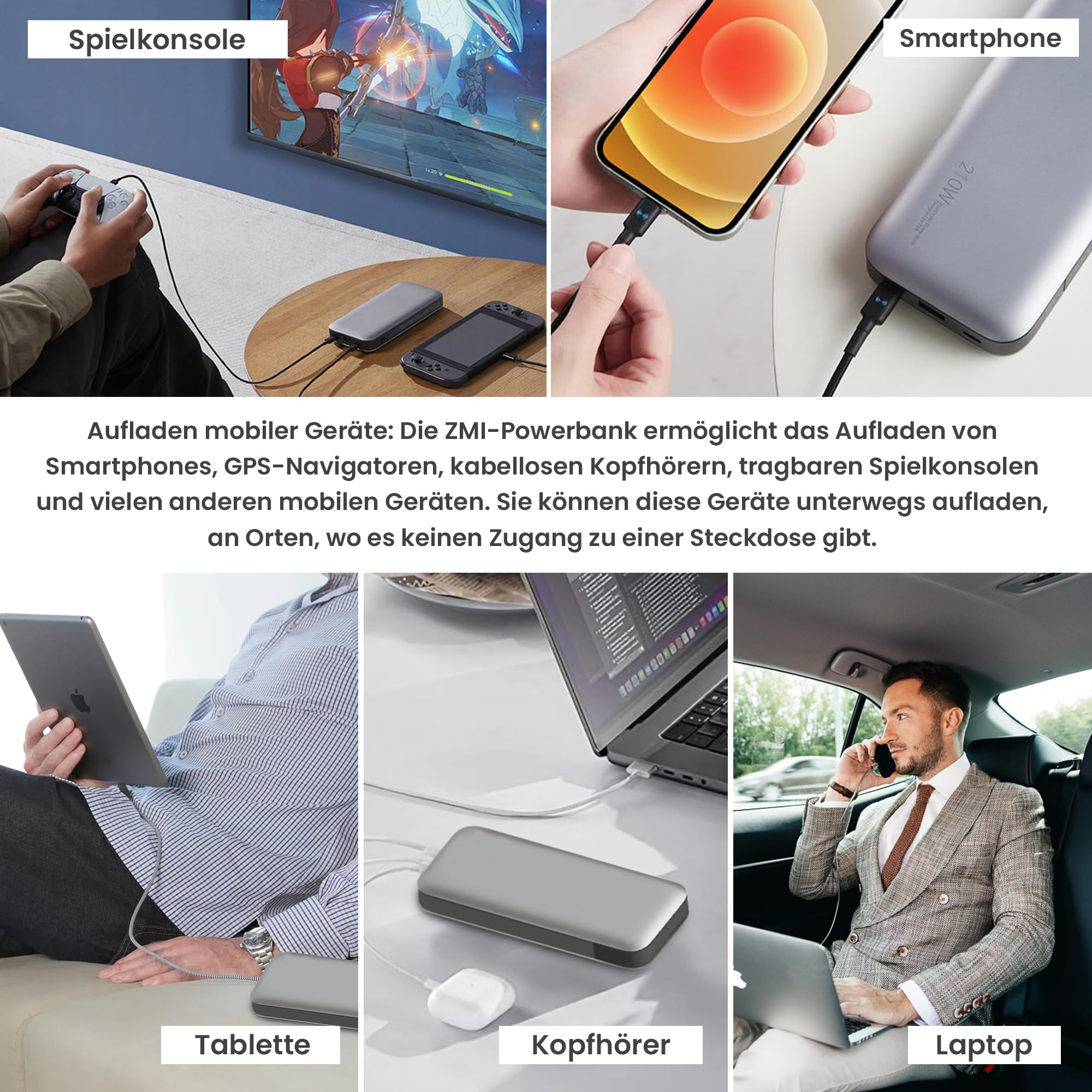 extralink-zmi-pro-qb826g-powerbank-25000mah-210w image 2