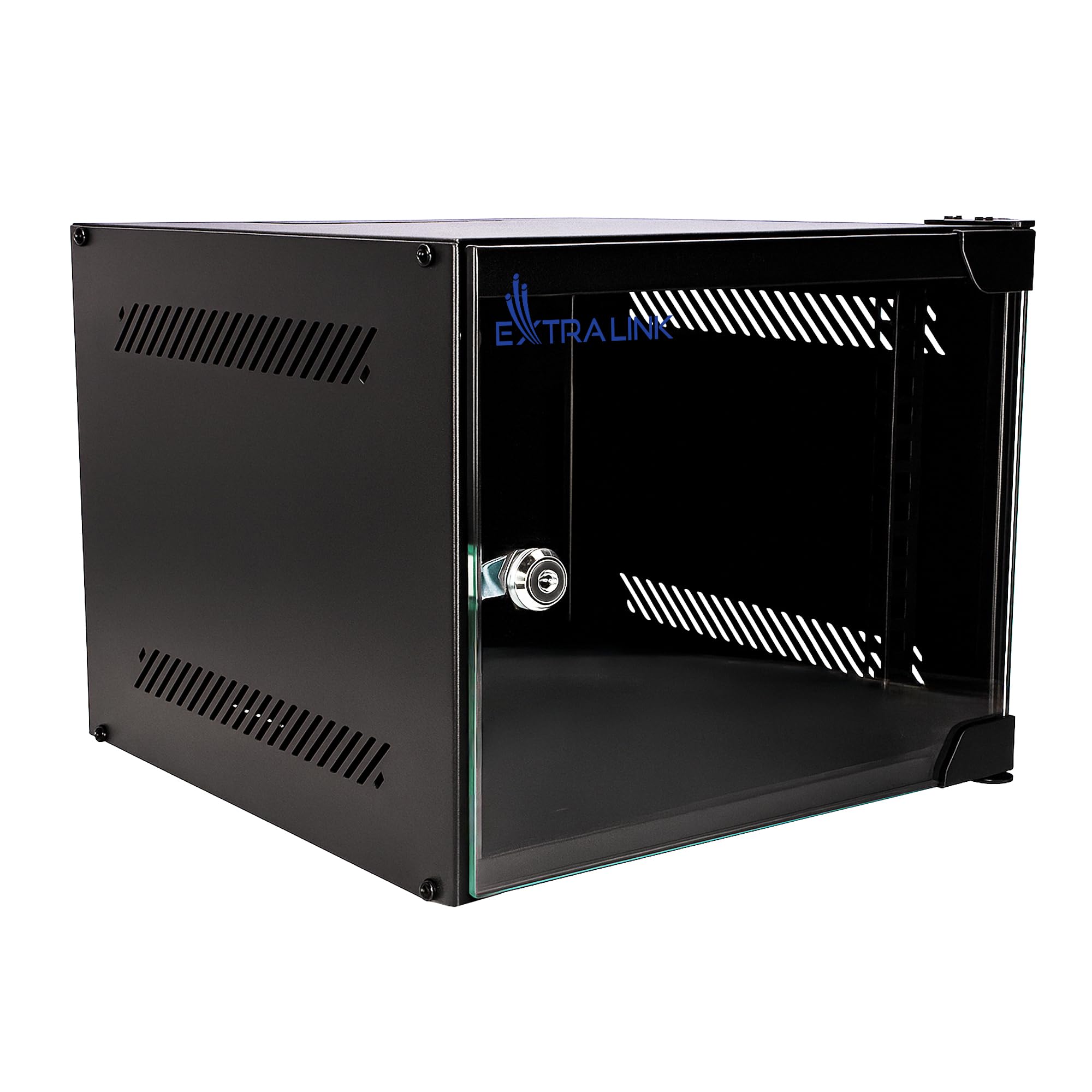 extralink-netzwerkschrank-10-zoll-4he-schwarz-310mm image 1