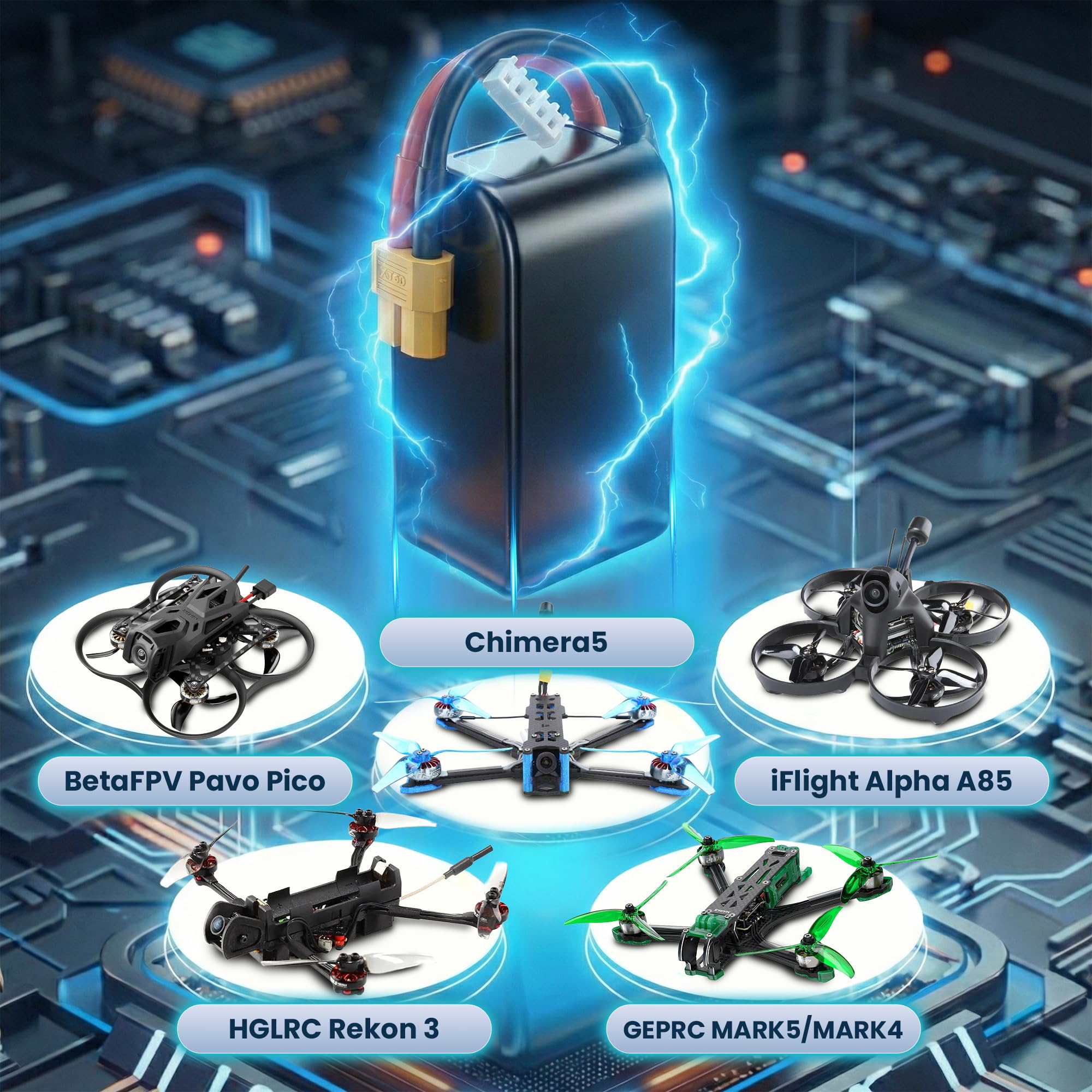 extralink-1800mah-4s-lipo-akku-130c-xt60-drohnen-akku image 5