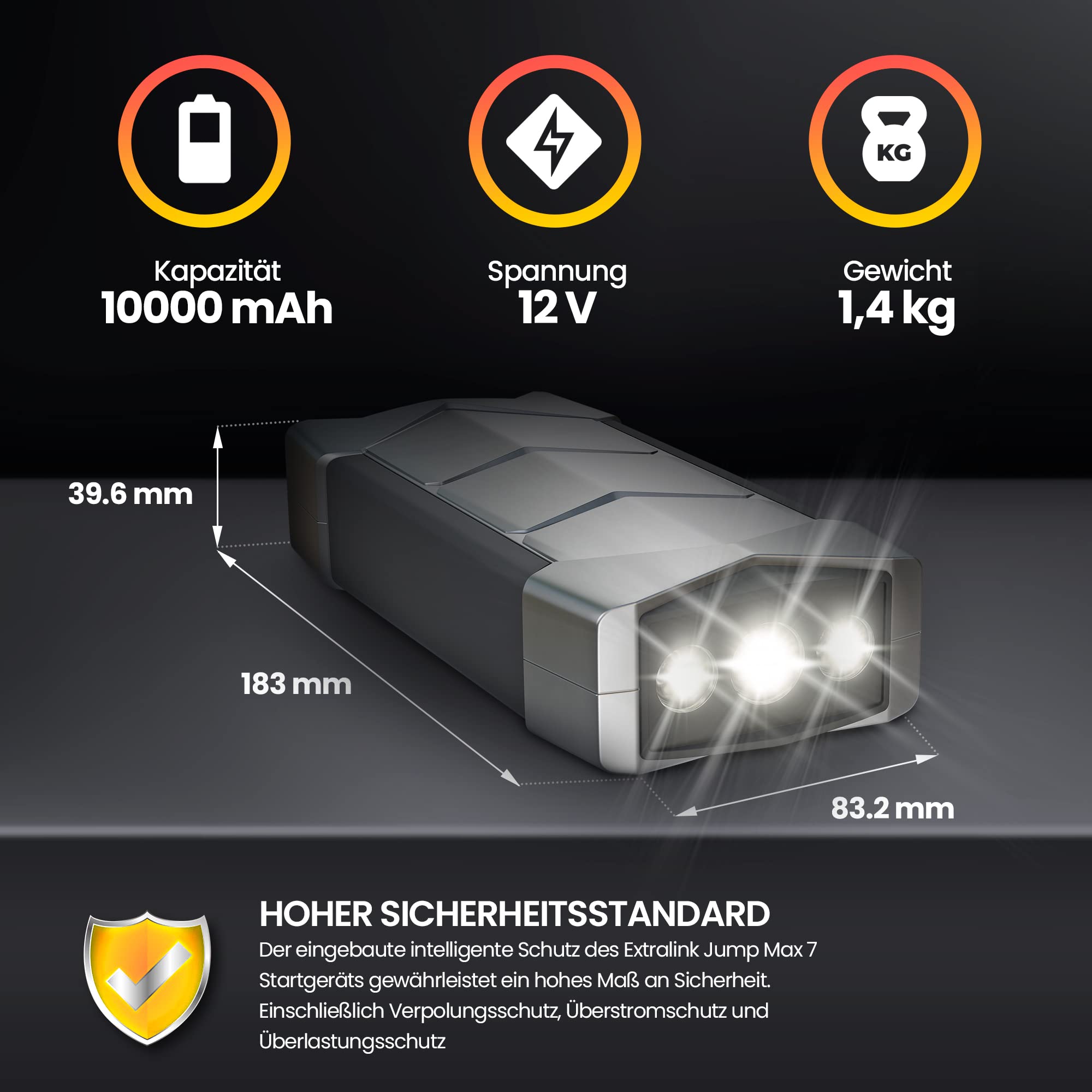 extralink-jump-max-7-starthilfe-10000-mah-mit-kompass image 6