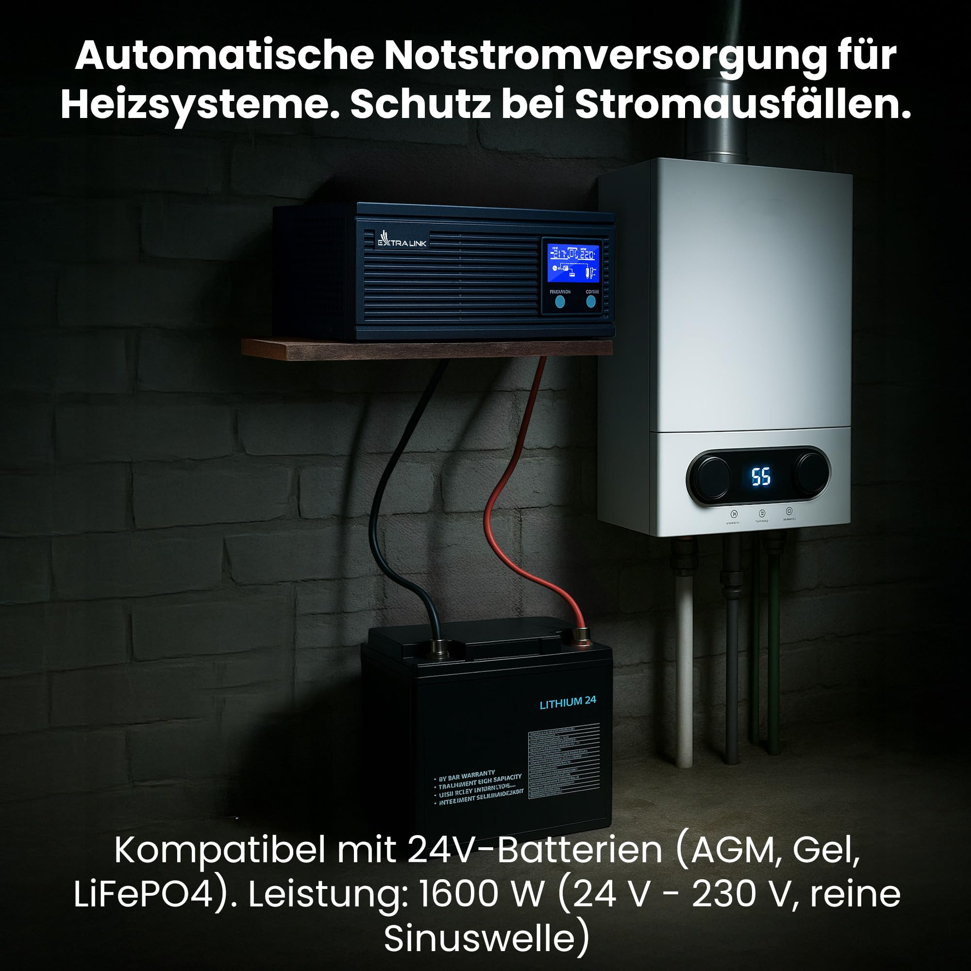 extralink-piorun-usv-wechselrichter-1600w-reine-sinuswelle-24v image 3