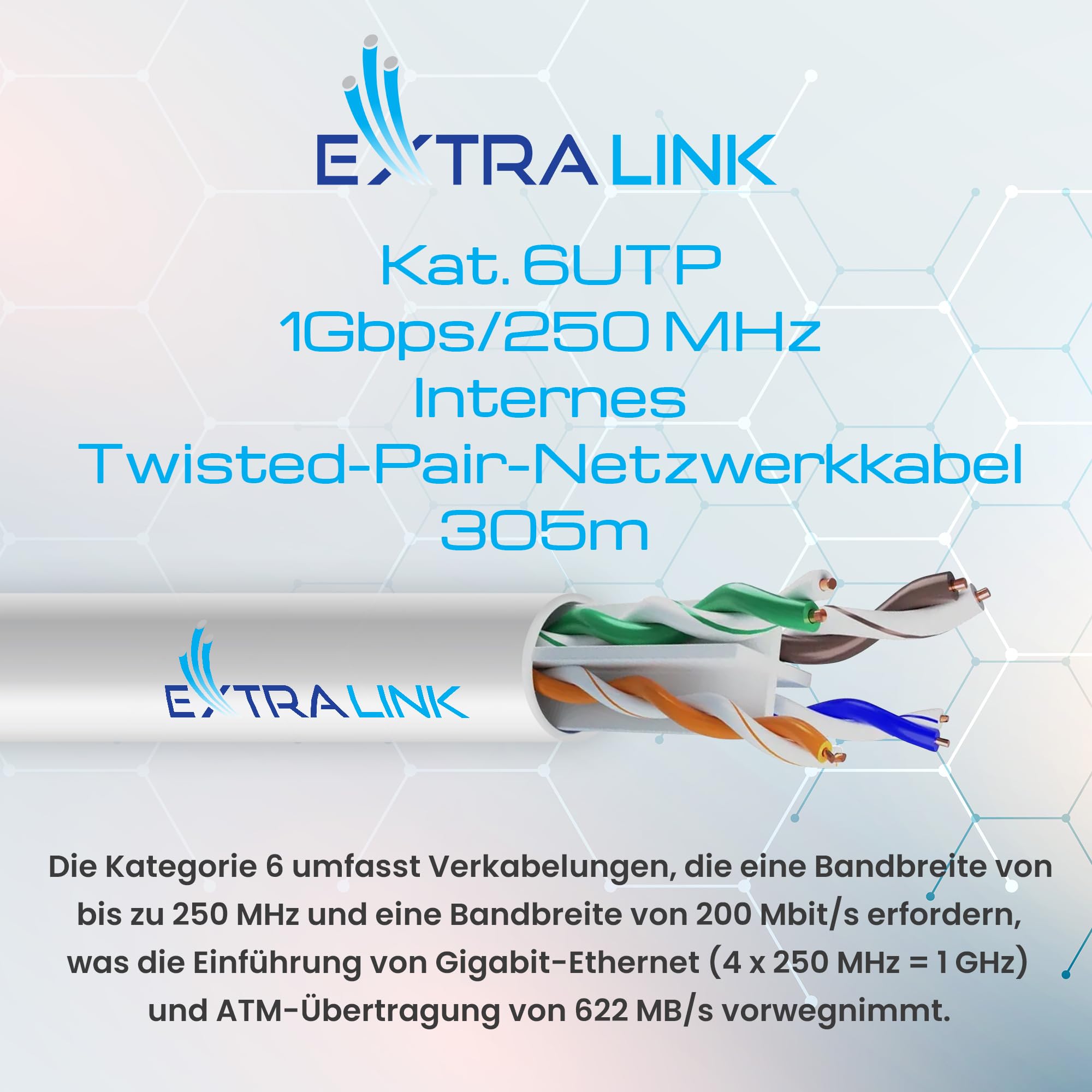 extralink-cat6-u-utp-verlegekabel-indoor-305-m image 2