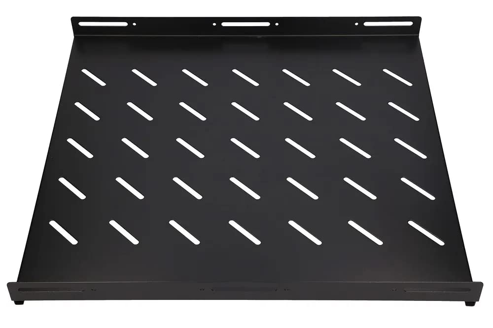 extralink-1u-fachboden-19-zoll-rackboden-schwarz-20-kg image 1