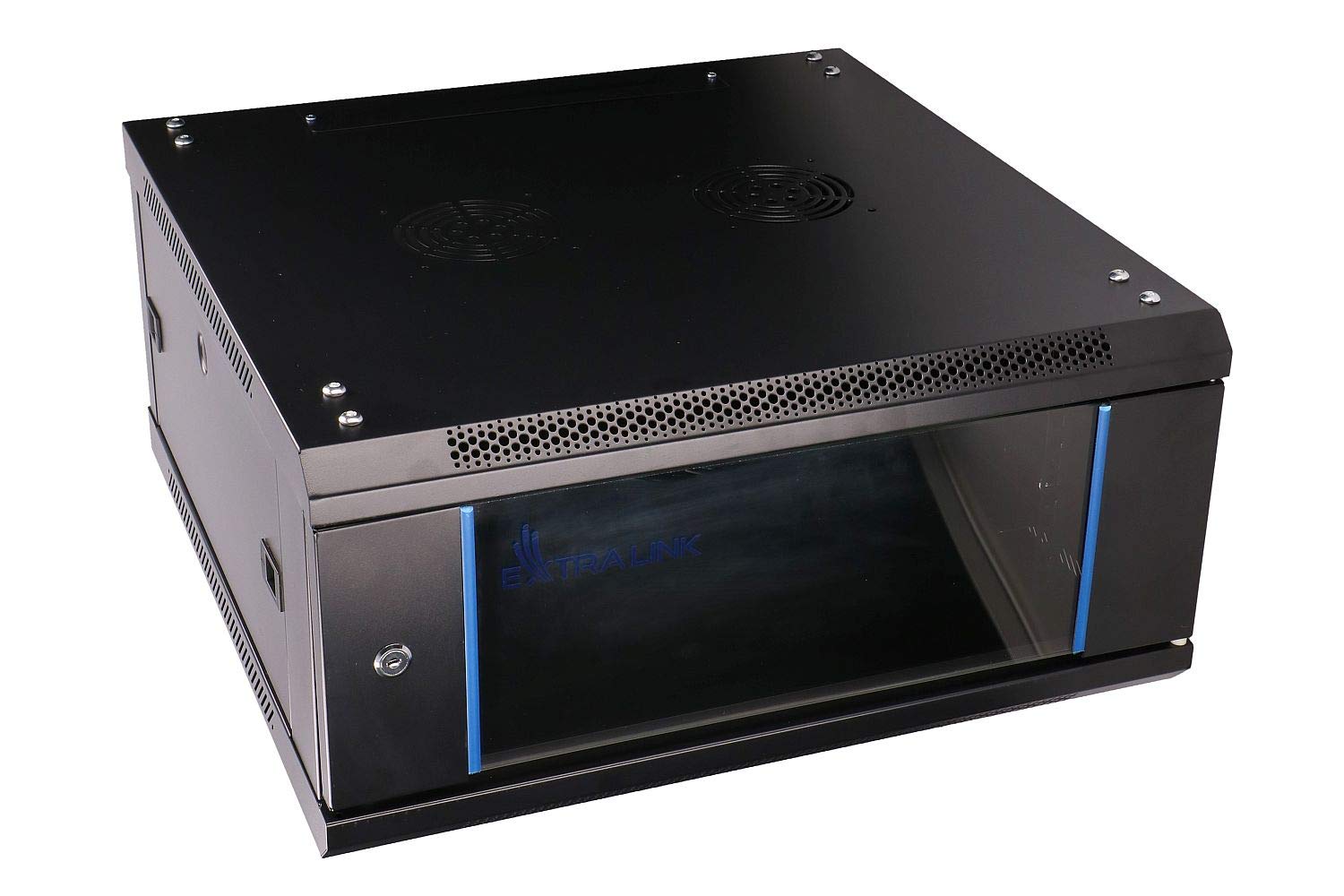 extralink-ex-2893-netzwerkschrank-4u-wandmontage-schwarz image 1