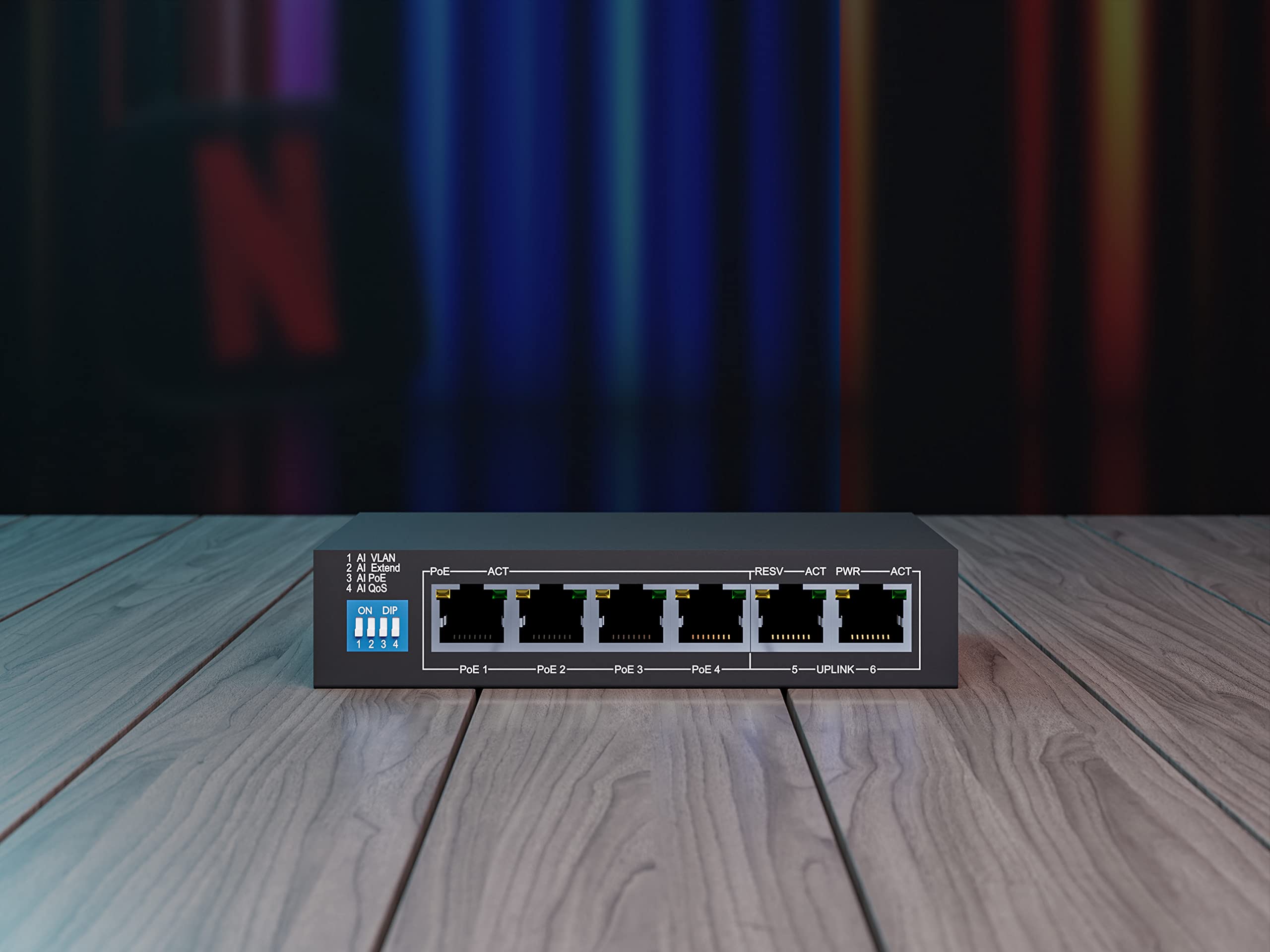 extralink-krios-poe-switch-6-port-60w-gigabit-poe image 5
