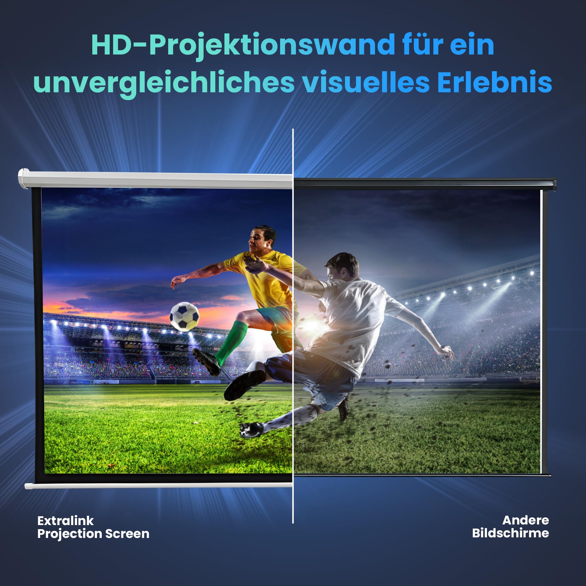 extralink-leinwand-100-zoll-16-9-rollo-221x125cm-hd image 5
