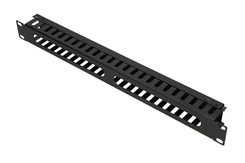 extralink-kabelmanagement-19-zoll-1u-schwarz-metallabdeckung image 1