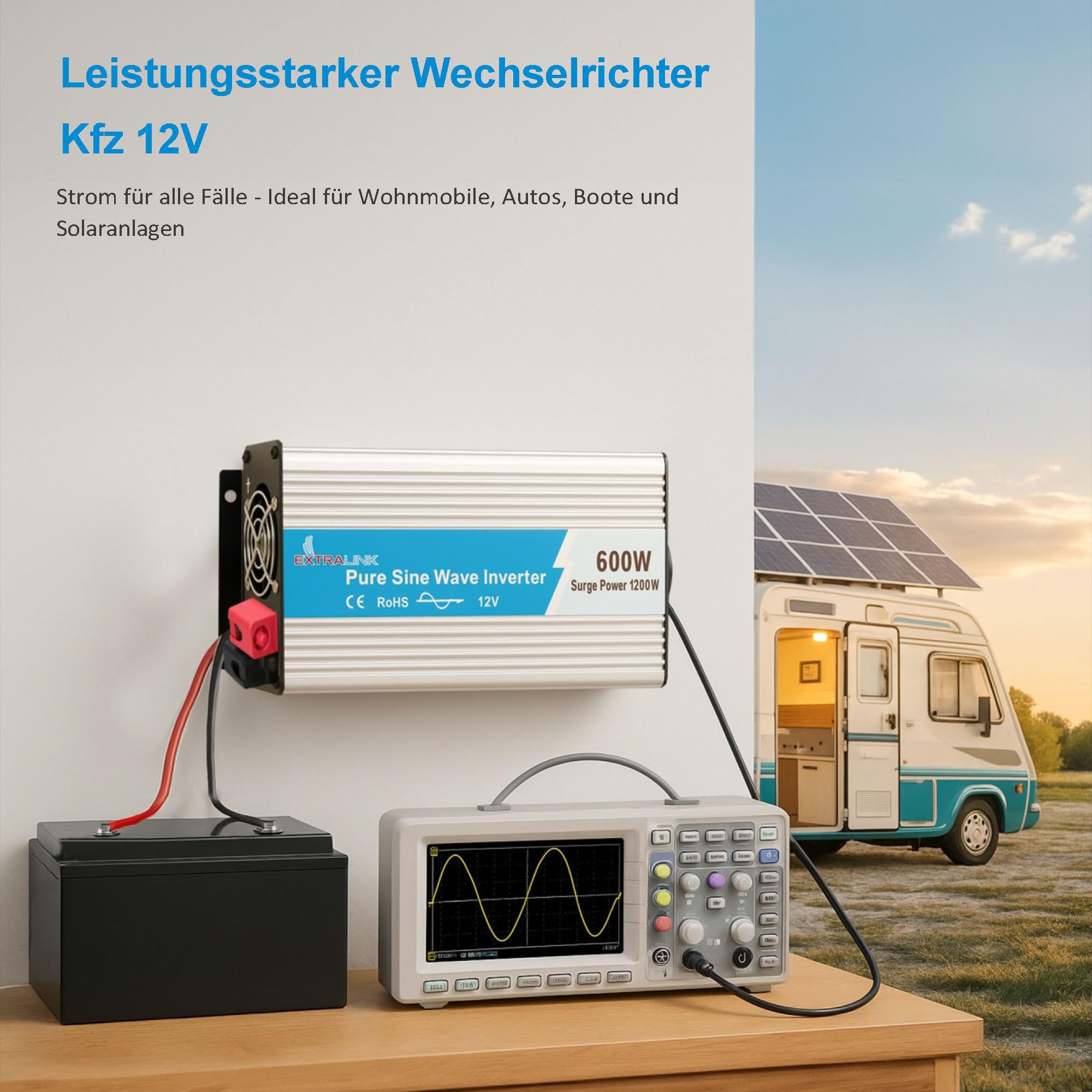 extralink-ups-opip-600w-wechselrichter-12v-230v-reiner-sinus-600w image 4