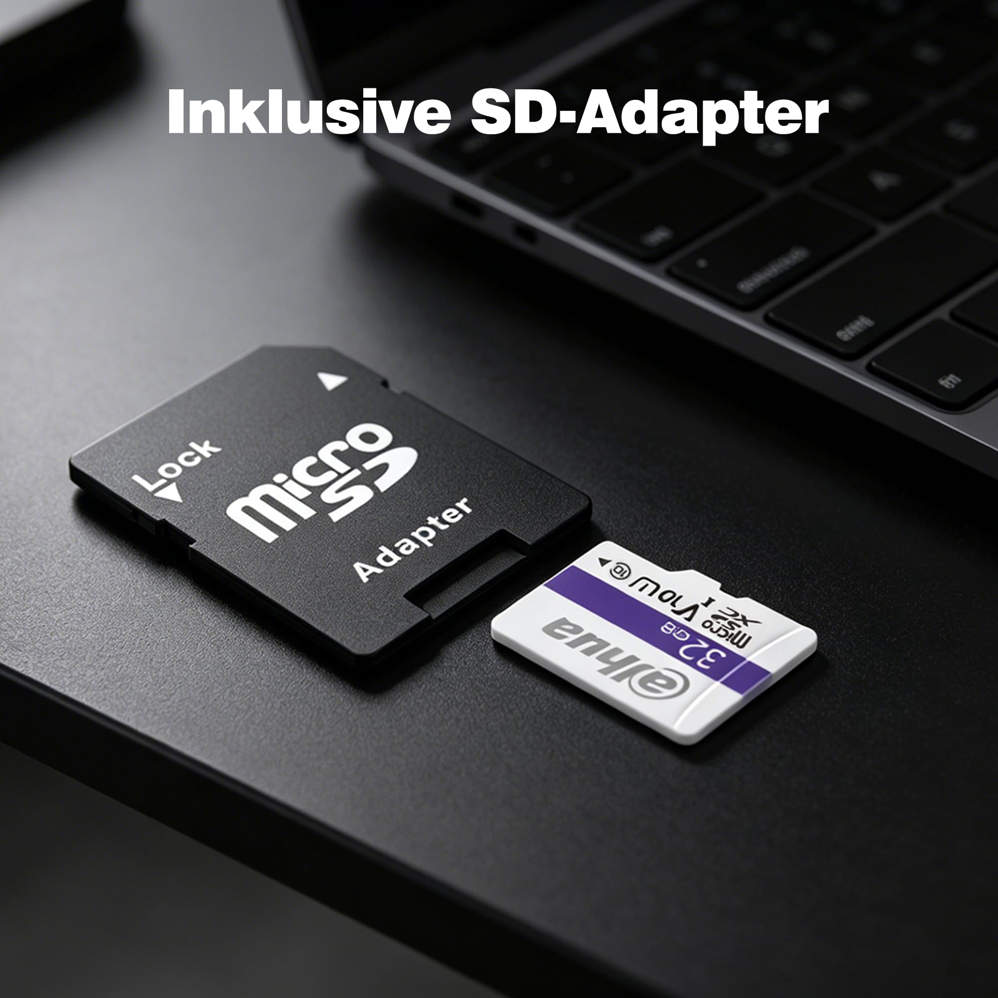 dahua-c100-microsd-karte-32gb-class10-90mb-s-adapter image 2