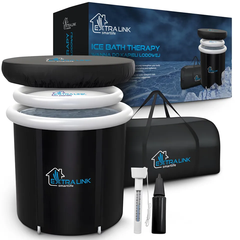 extralink-eistonne-400l-eisbad-85-cm-mit-abdeckung image 1