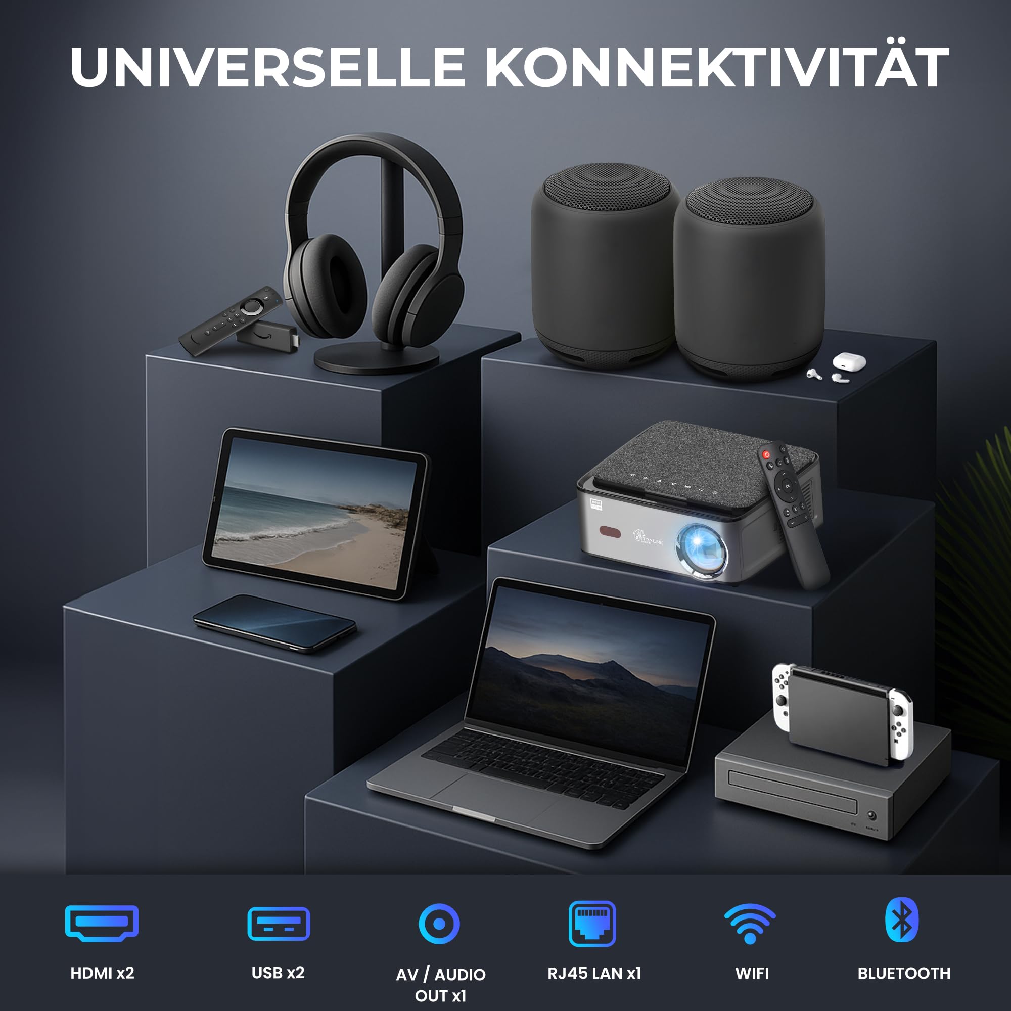 extralink-smart-beamer-full-hd-1080p-wifi-bluetooth-android image 4